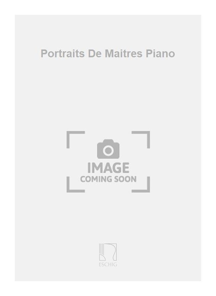 Portraits De Maitres Piano
